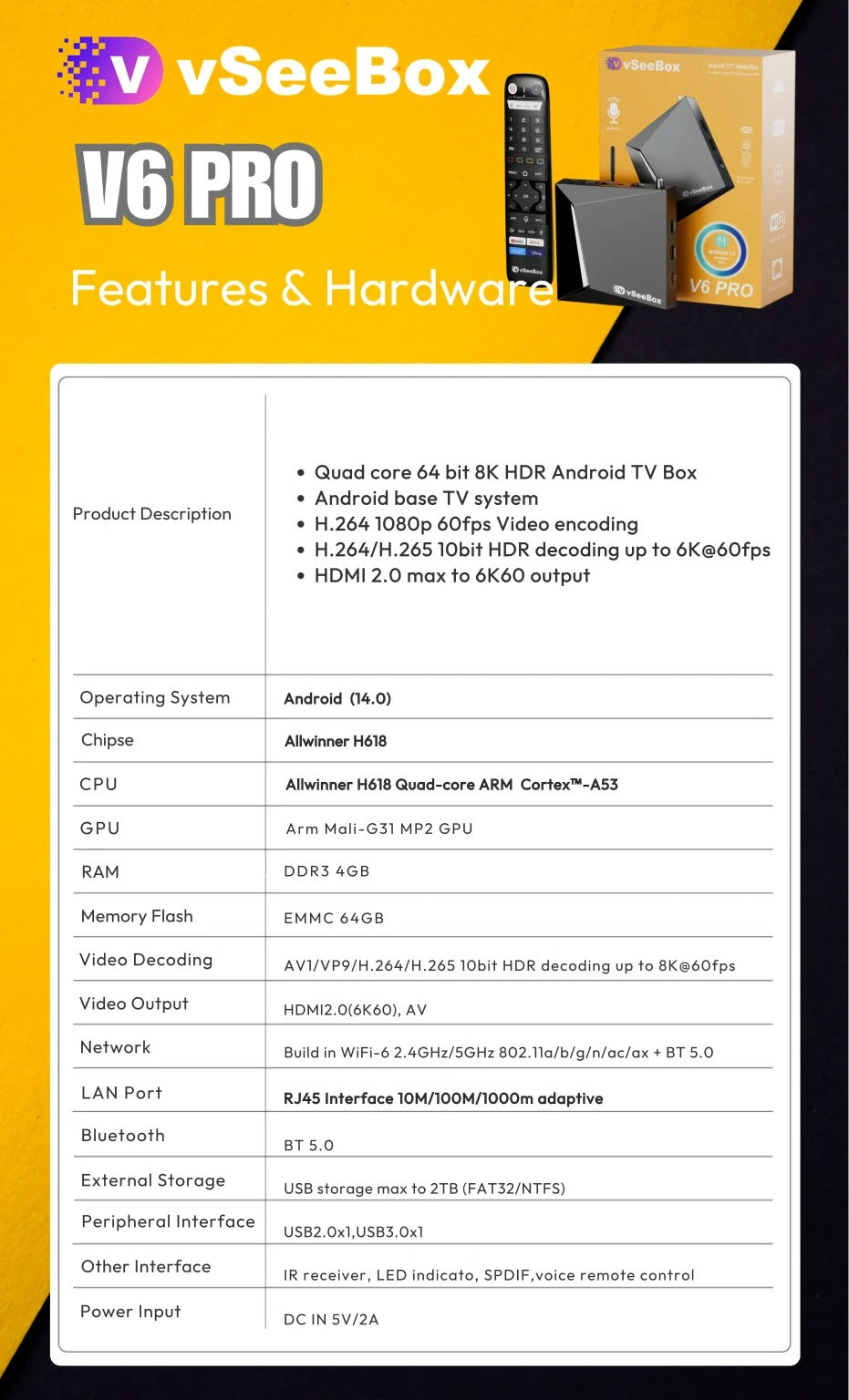 ARCSTREAM TV BOX